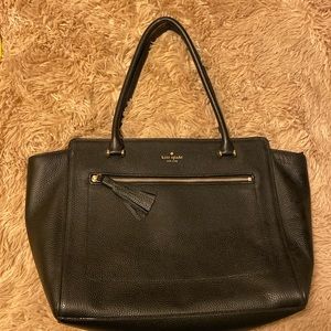 Black Kate spade tote bag
